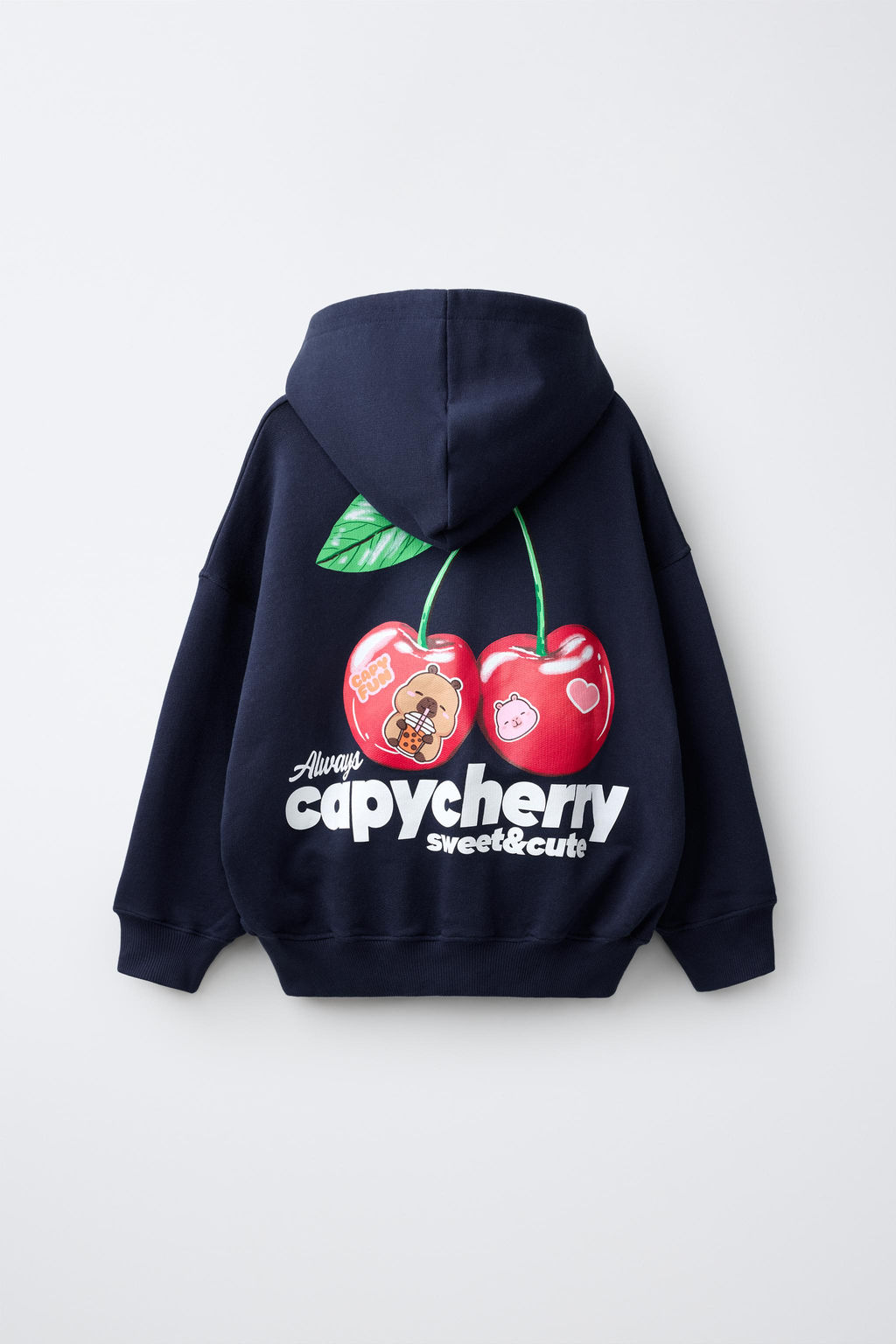 SUDADERA CAPUCHA CAPIBARA CAPYFUN  / Marino - Zara фото 2