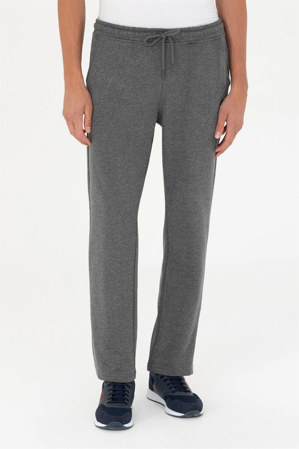 Мужские спортивные штаны антрацитового меланжа Неожиданная скидка в корзине - U.s. polo assn фото 2