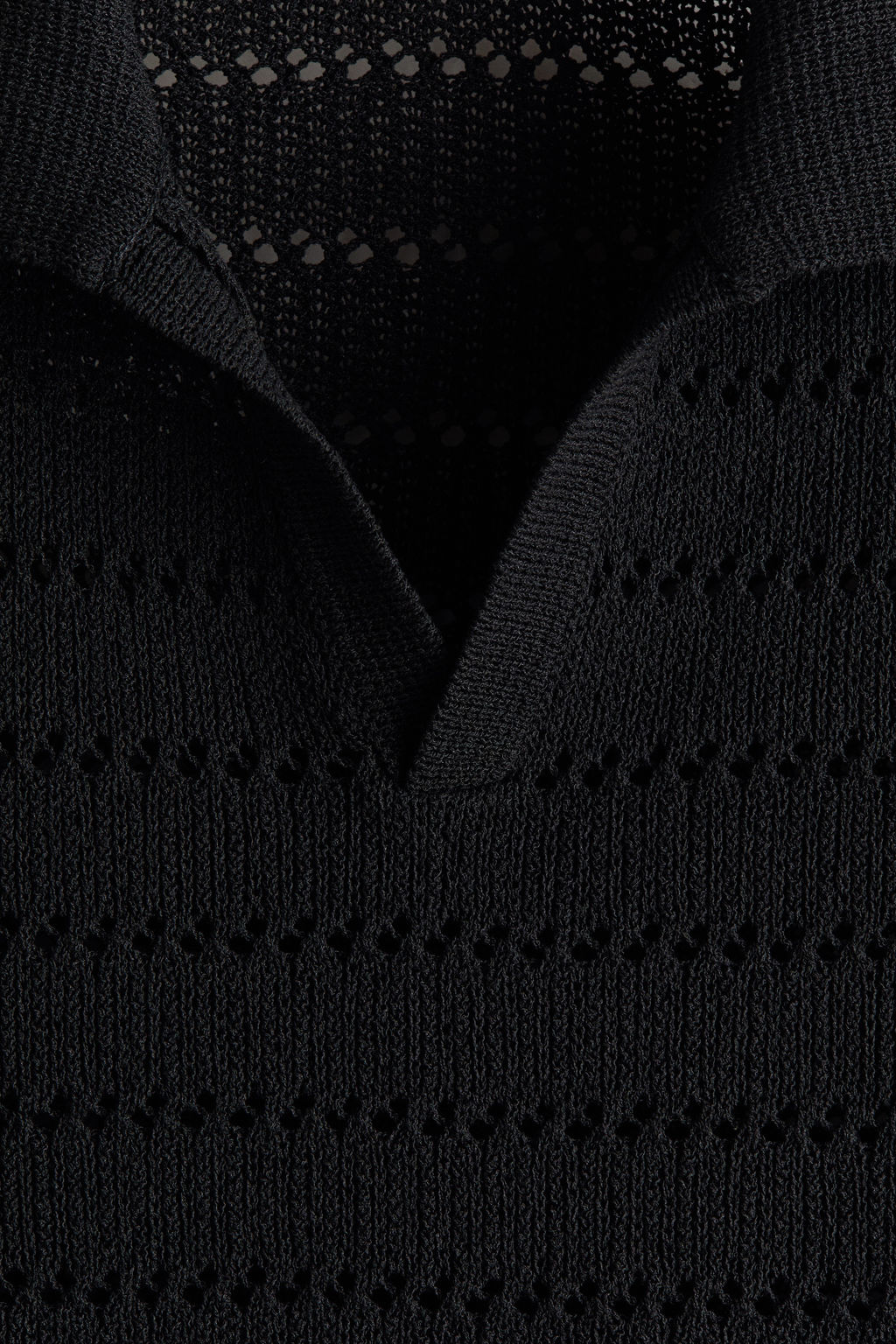 Polo en punto calado Relaxed Fit - H&m фото 3