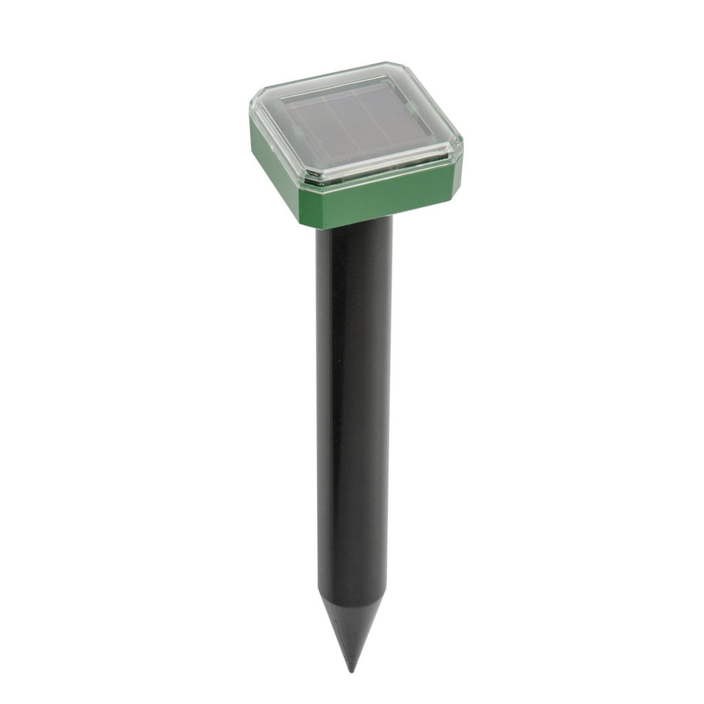 UDR-S21 SOL GREEN Устройство для отпугивания кротов и змей, на солнечной батарее. Постоянная частота вибрации. Аккумулятор в/к. IP44. Зеленый. TM Uniel