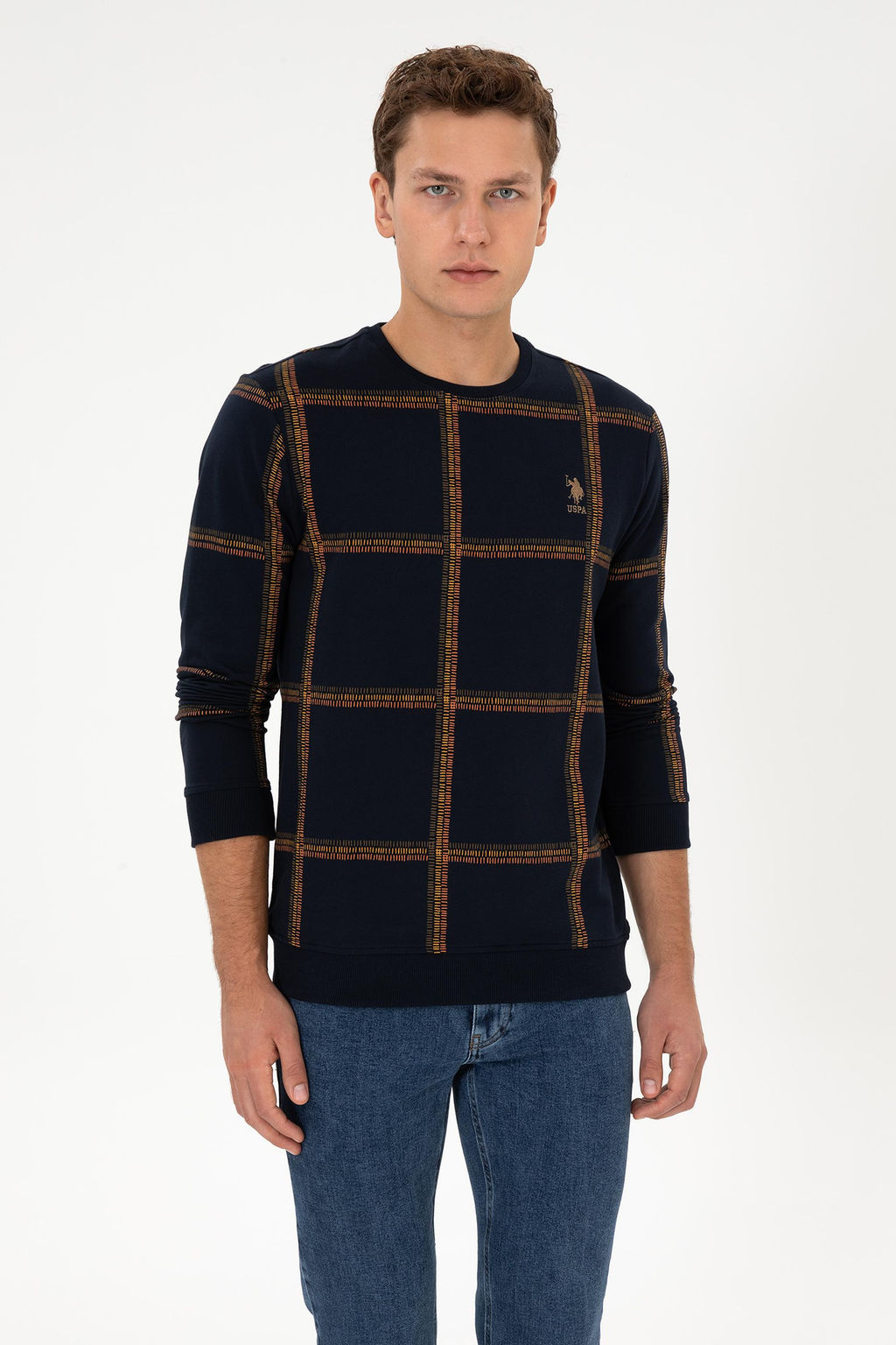 Erkek Lacivert Sweatshirt