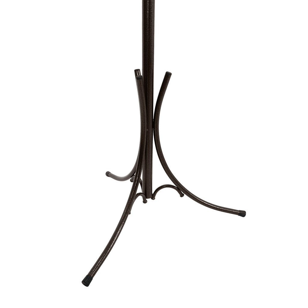 Вешалка-стойка металл. "Корона" 63х182см (10 рожков, антик/коричневый)