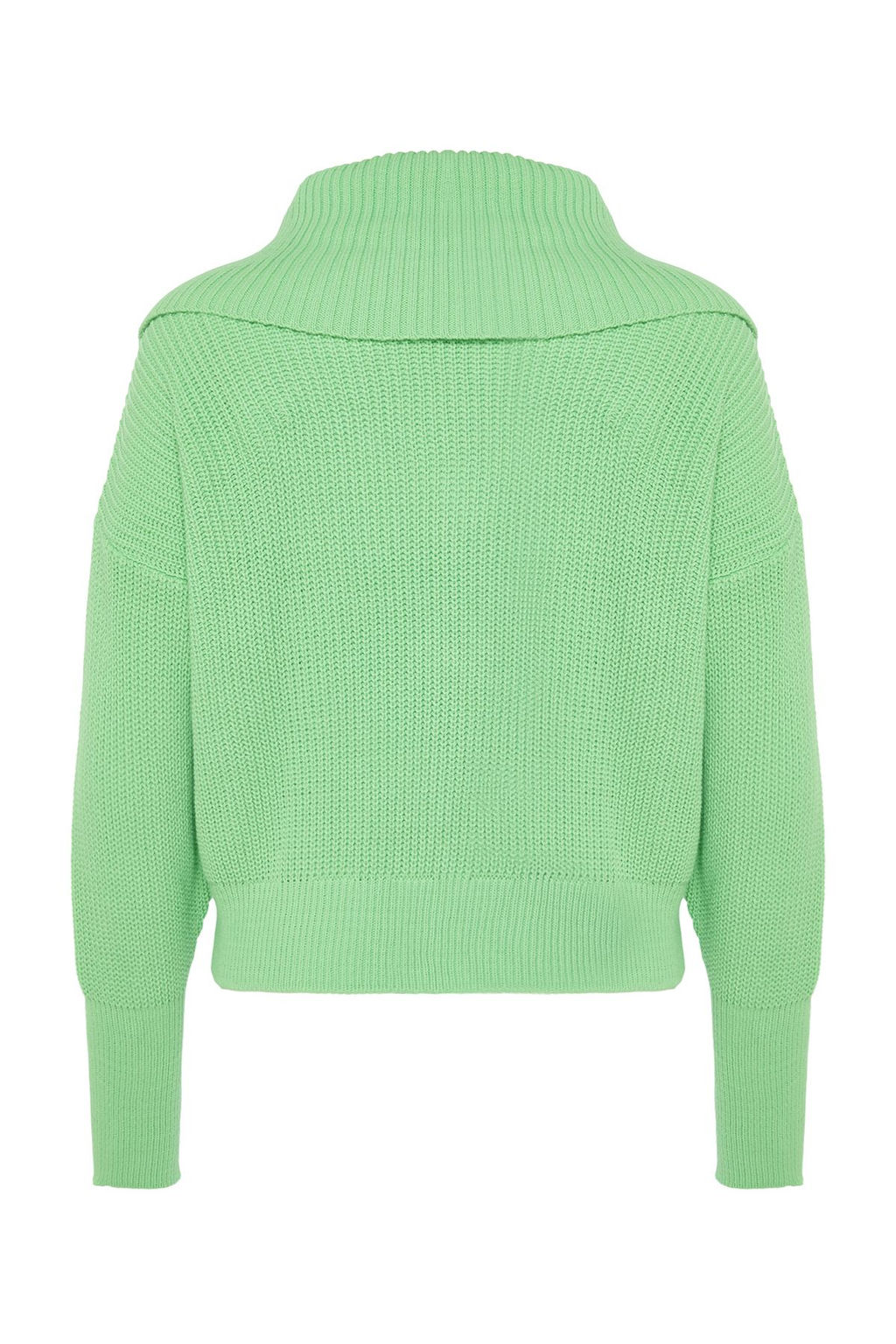 Mint Genis Kal?p Devrik Yaka Fermuarl? Triko H?rka TWOAW24HI00072