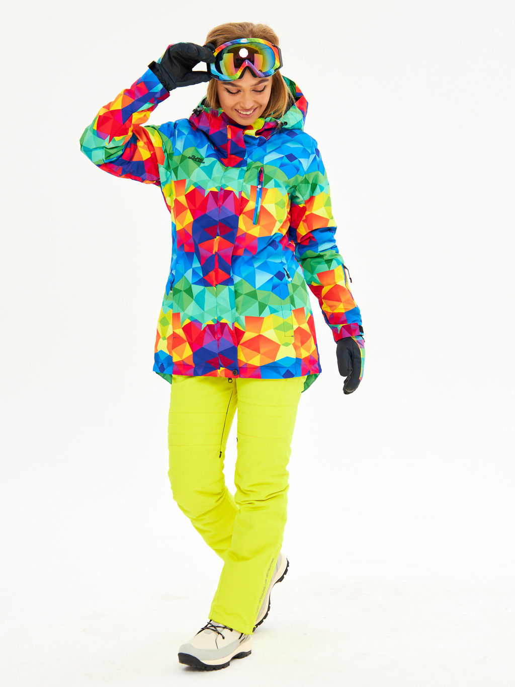 Женская горнолыжная сноубордическая куртка Alpha Endless Ultra Chaleur SNB 423/316_6 Разноцветный  фото 34