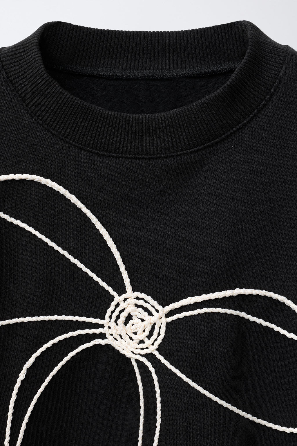 BOW DRAWSTRING SWEATSHIRT - Zara фото 3