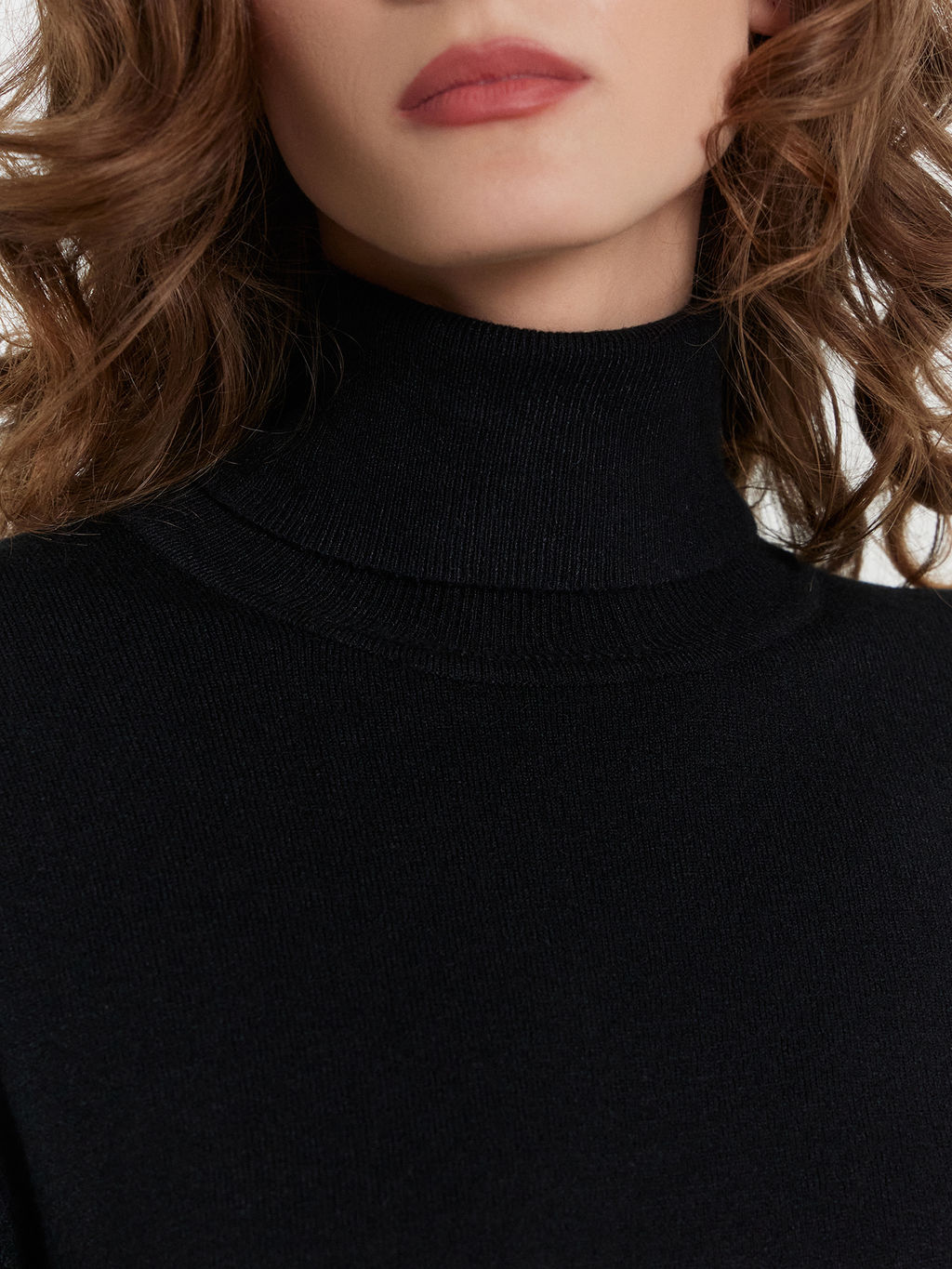 Водолазка женская черная черный 122911