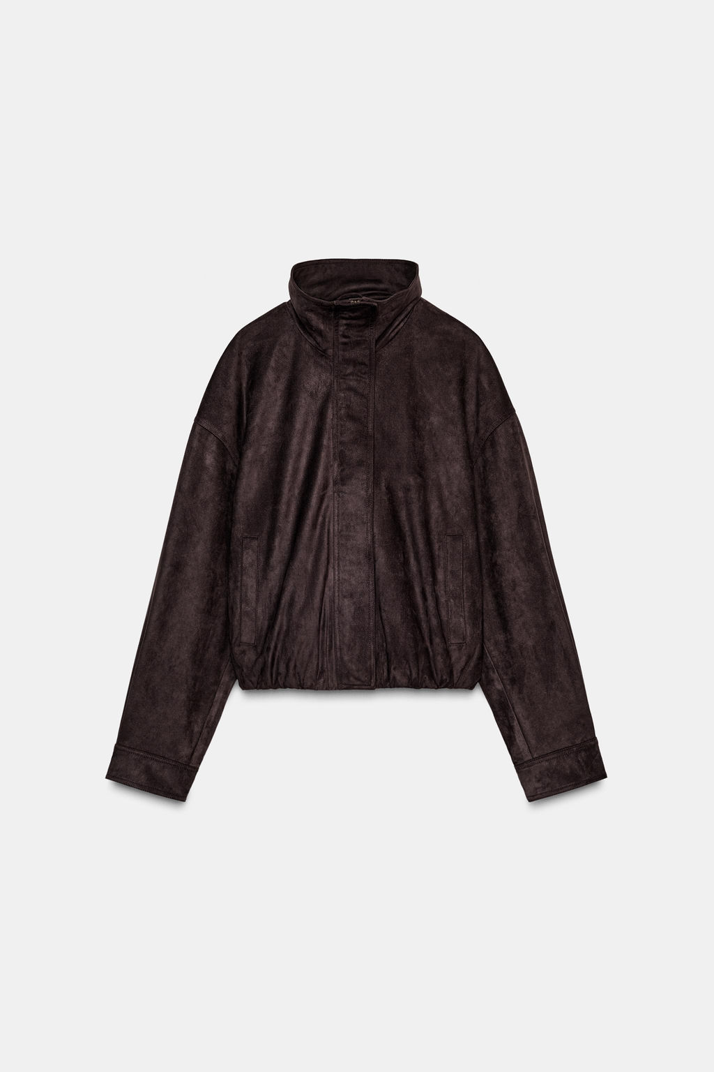 FAUX SUEDE BOMBER JACKET - Zara фото 7