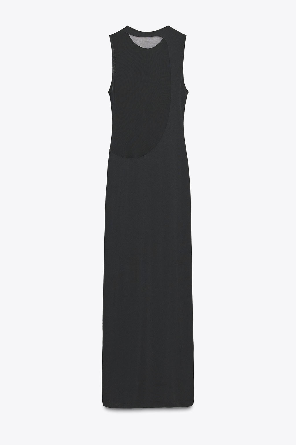CONTRAST TULLE MAXI DRESS - Zara фото 8