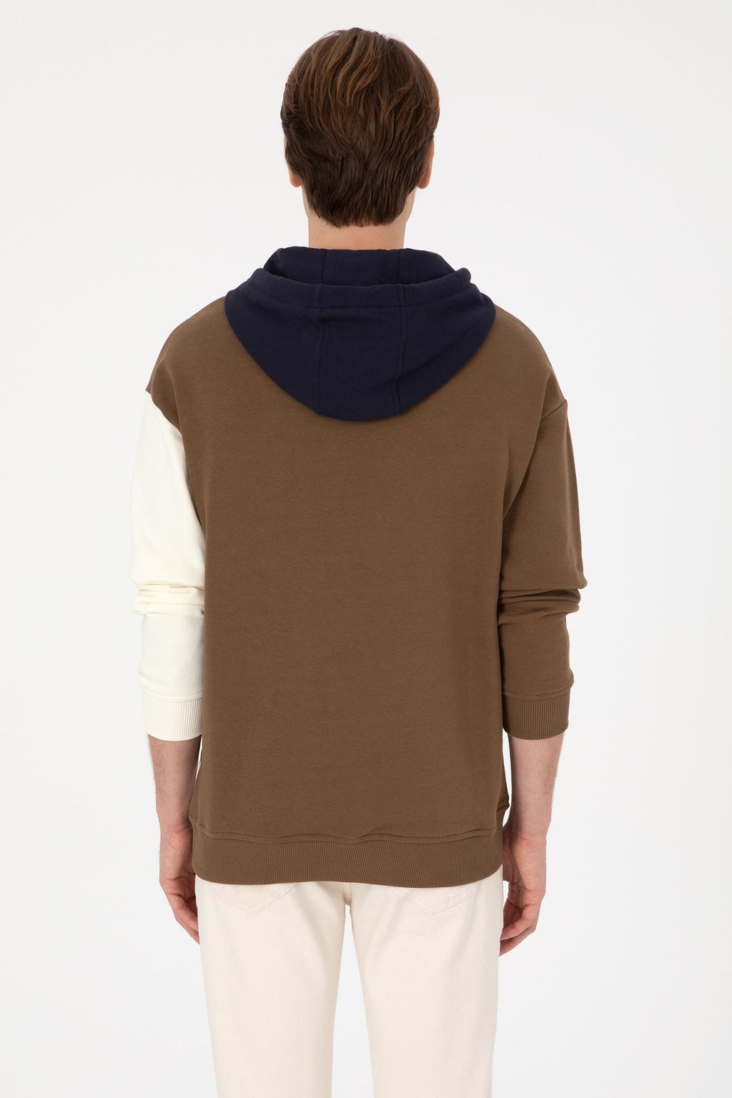 Erkek Comfort Fit Kap_lonlu Haki Sweatshirt - U.s. polo assn фото 5