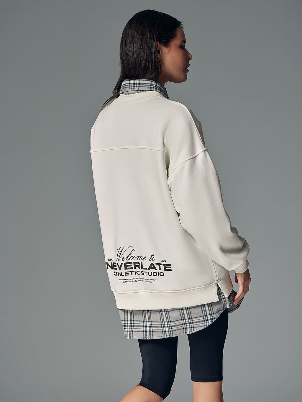 Свитшот Atletic Studio свободного силуэта - NEVERLATE фото 2
