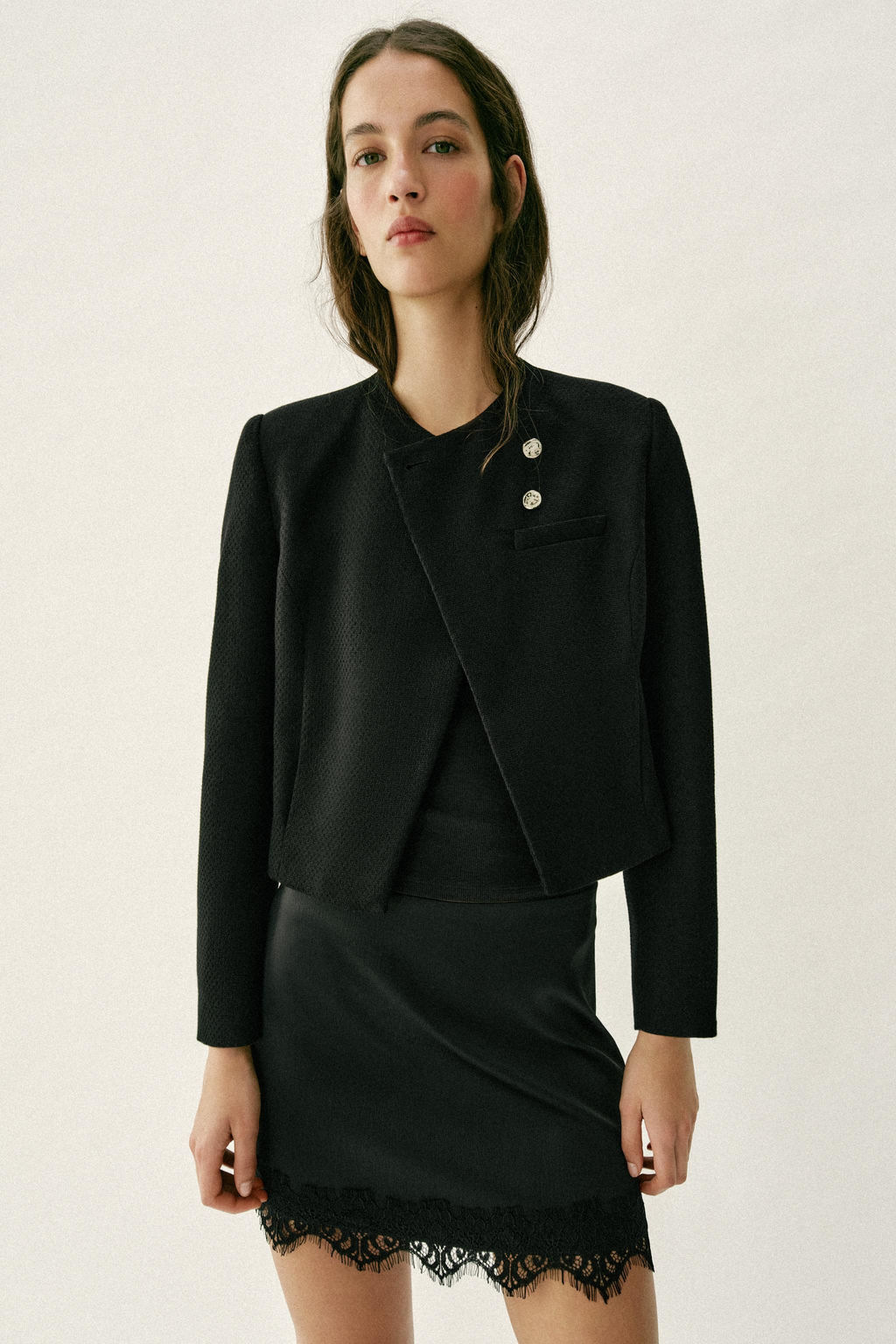 SKORT WITH LACE HEM - Zara фото 24