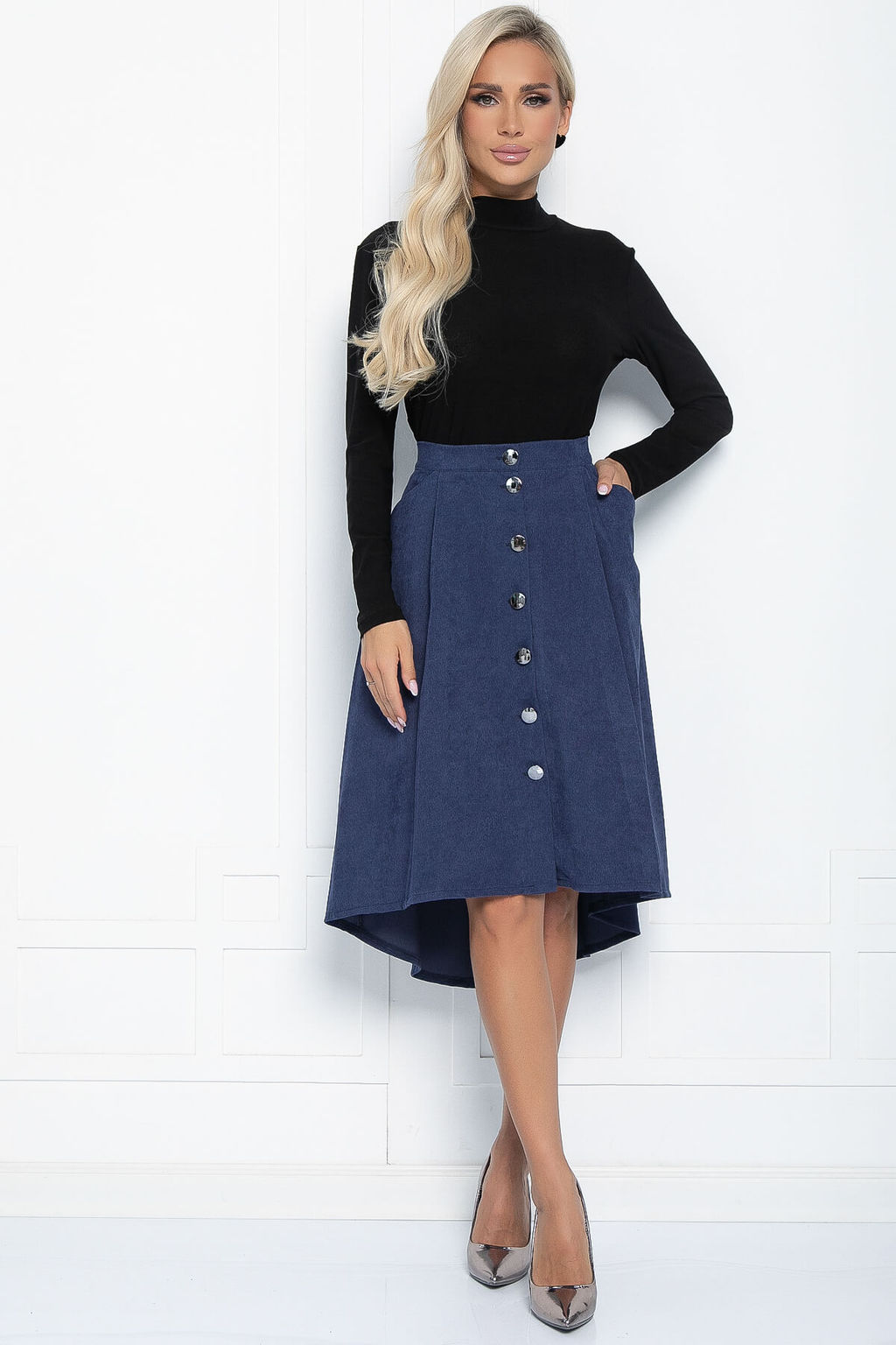 Юбка Севара (синяя) Ю11140 - Lt collection фото 5