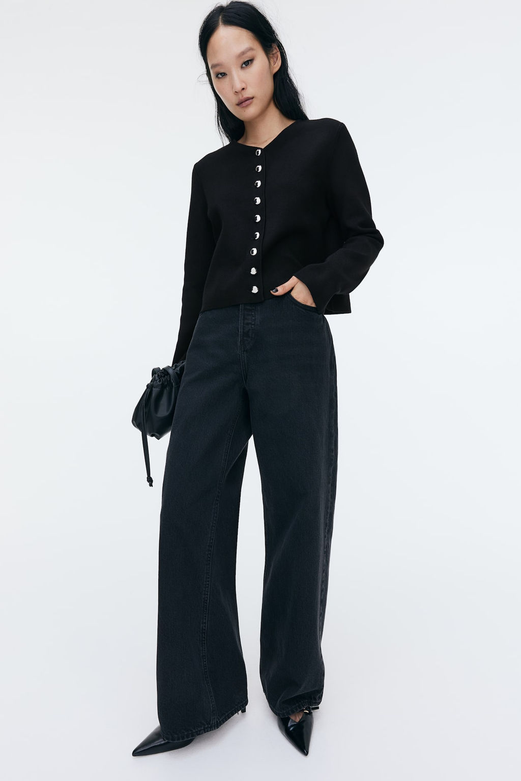 Dense-knit cardigan - H&m фото 2