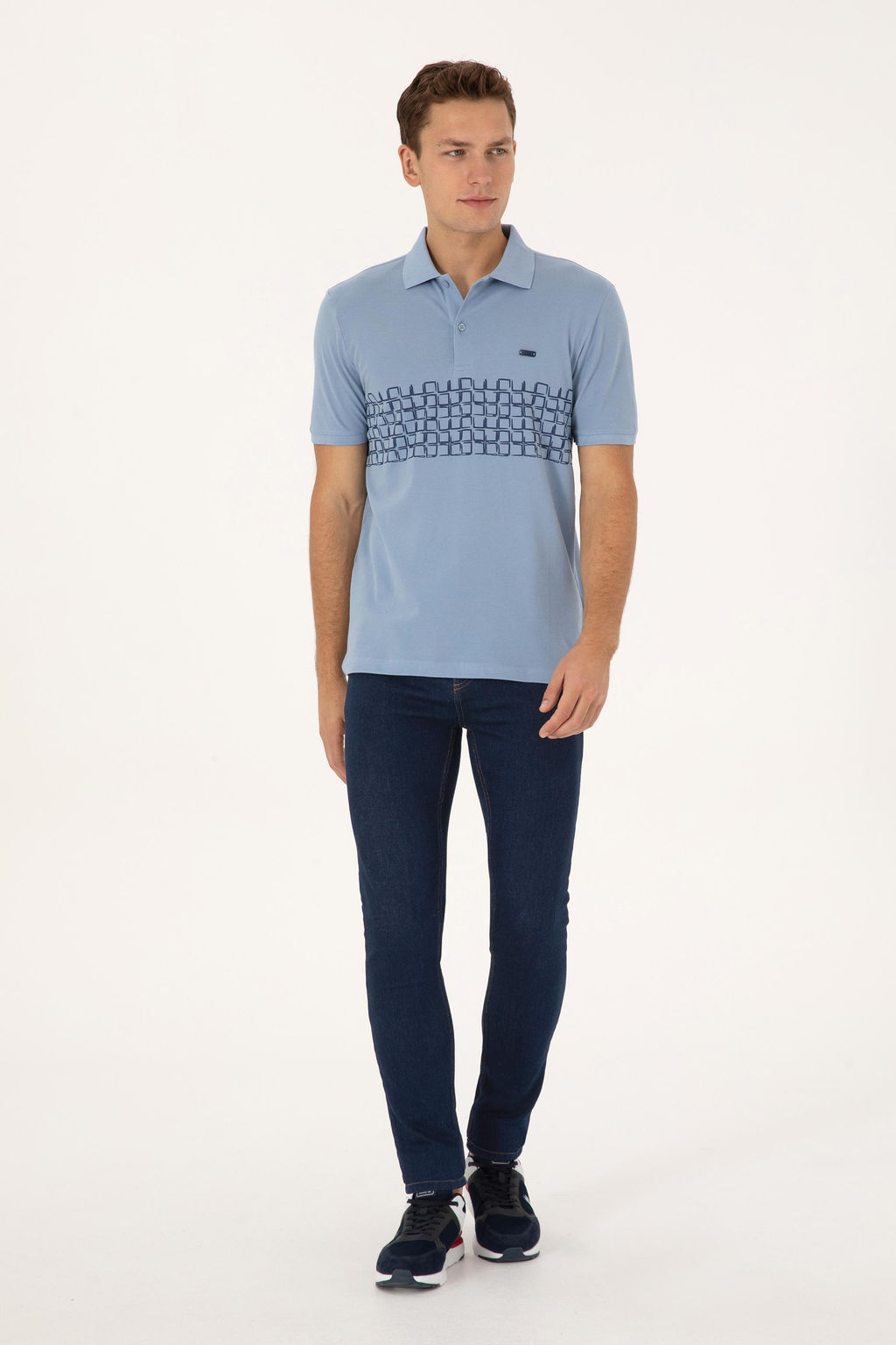 Erkek A__k Mavi Ti__rt - U.s. polo assn фото 4