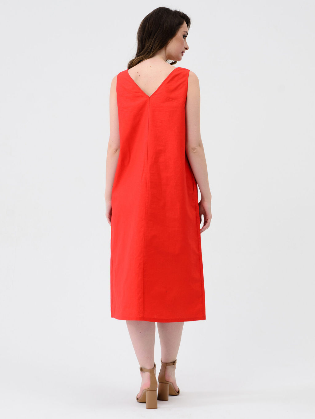 Сарафан платье Хлопок 70% Лён 30% - Оптима фото 7