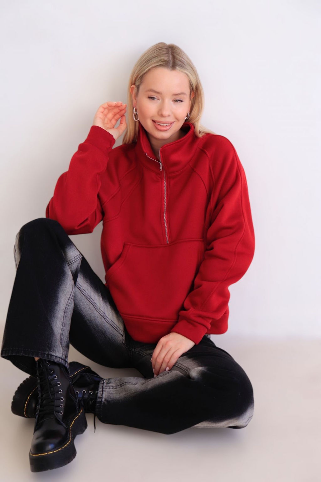 Martichelli Свитшот красный  фото 19