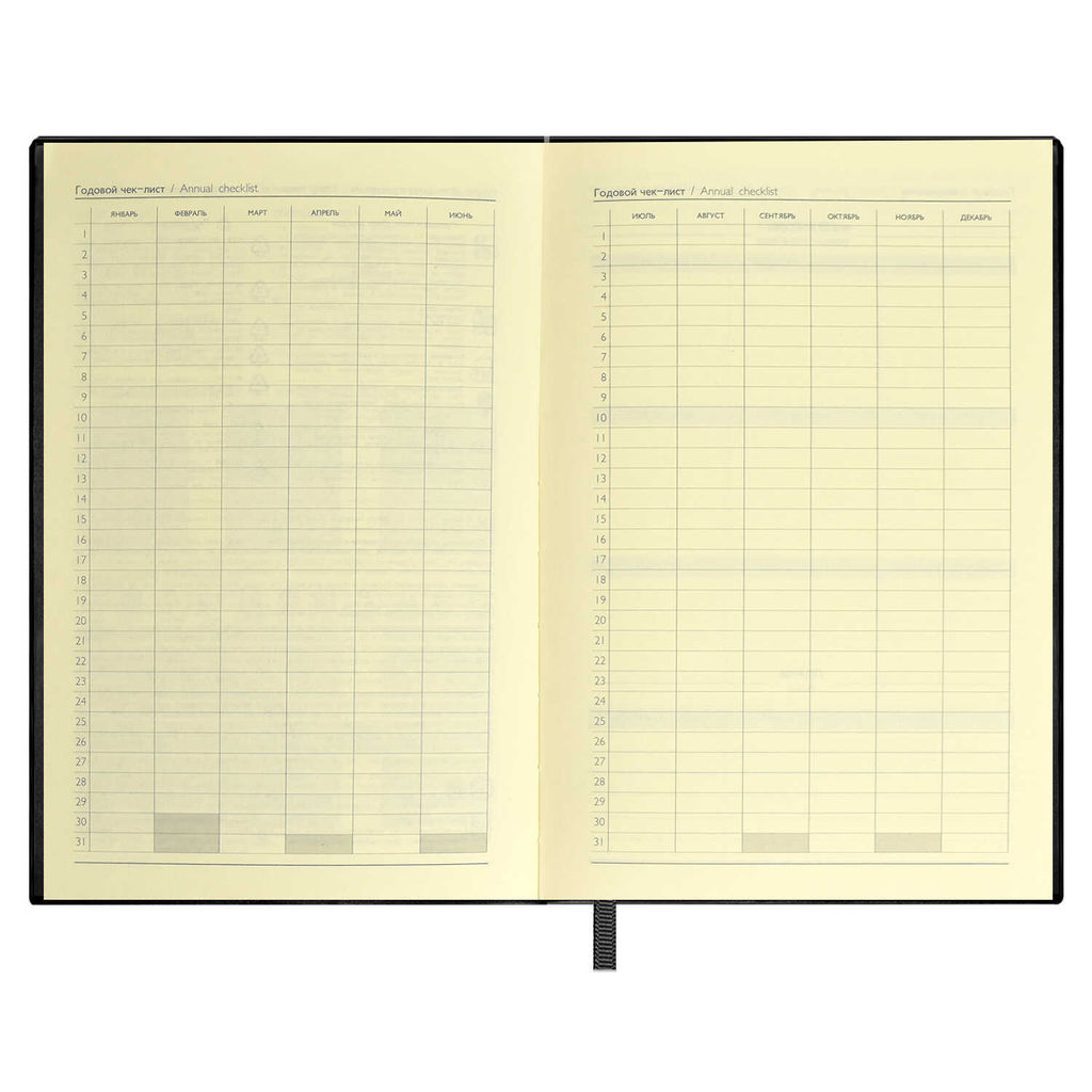 Ежедневник недатированный ESCALADA, А5, 160 л., арт. 63990/ 15 ПИКЕ ЧЁРНЫЙ фото 7