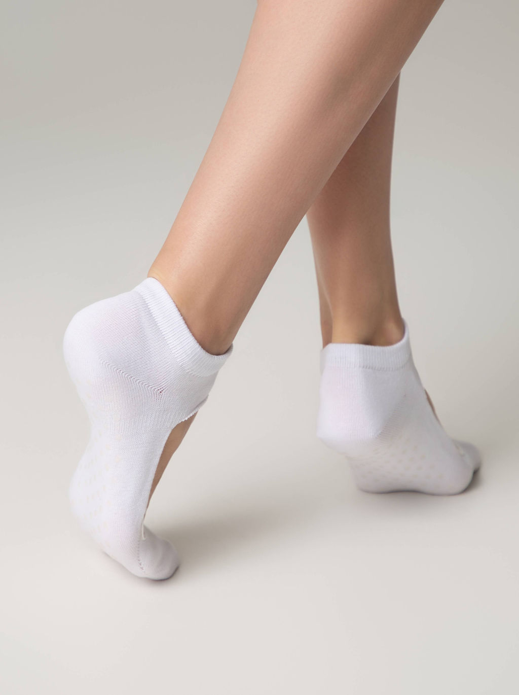 Цена за 2 пары. Носки Классические CONTE Короткие хлопковые носки ACTIVE белый - Conte elegant фото 9