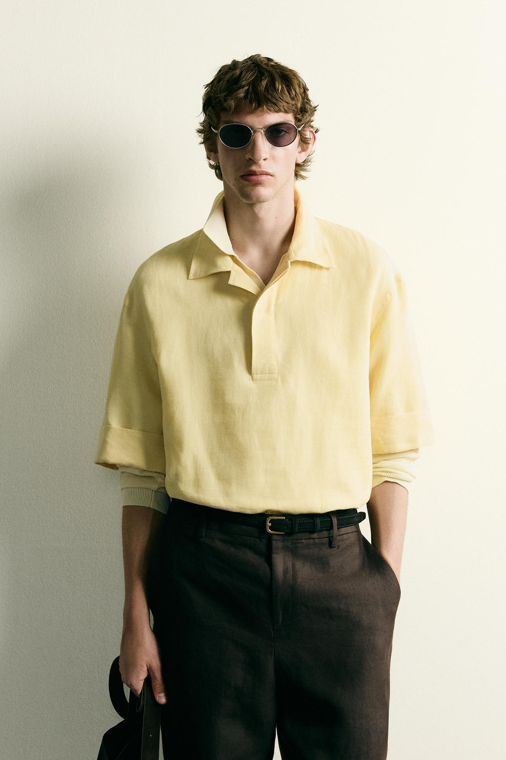 CAMISA POLO ALGOD?N - LINO / Lima - Zara фото 2