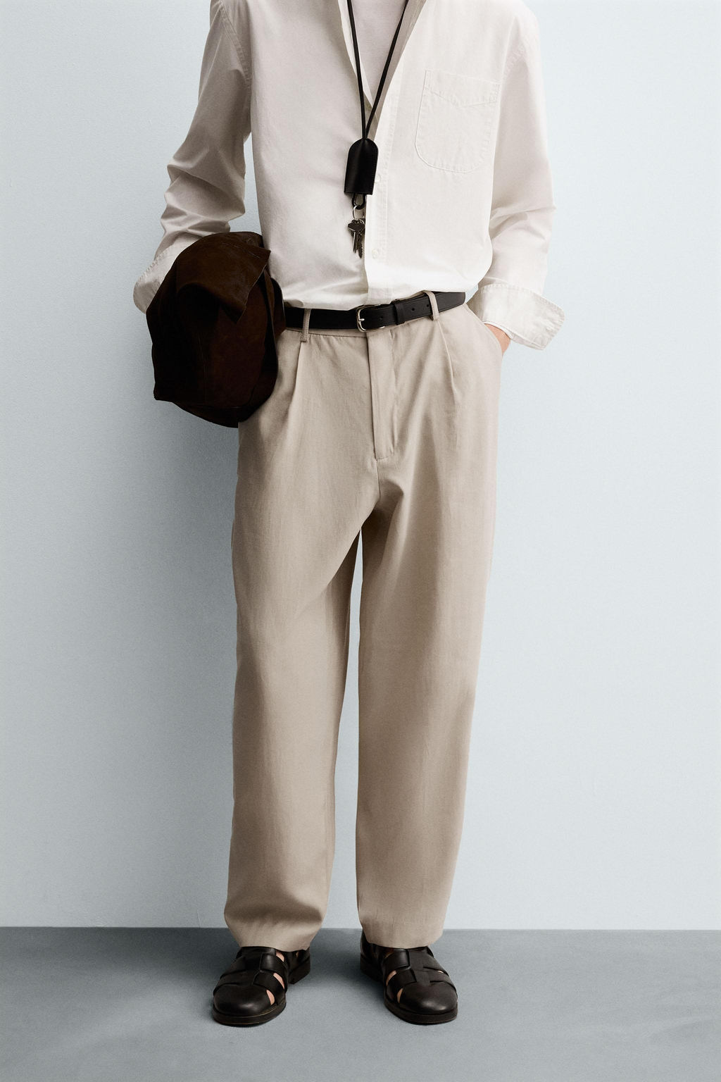 FLOWING PLEATED TROUSERS - Zara фото 2