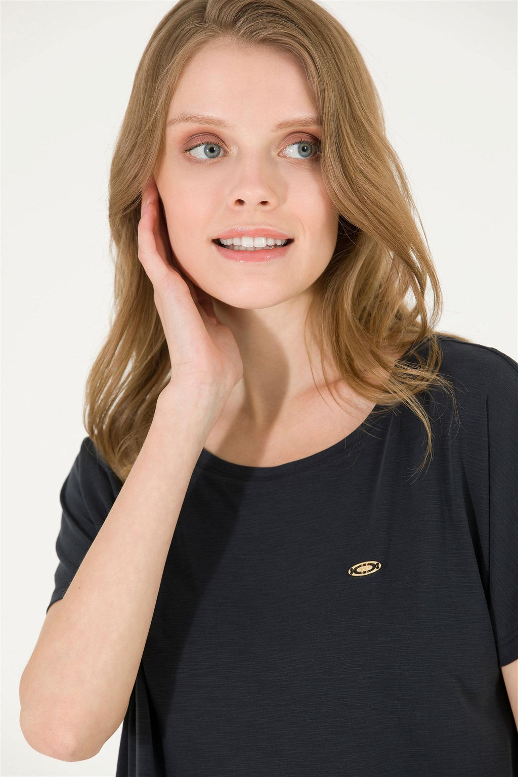 U. S. Polo Assn Женская черная футболка с круглым вырезом - U.s. polo assn фото 10