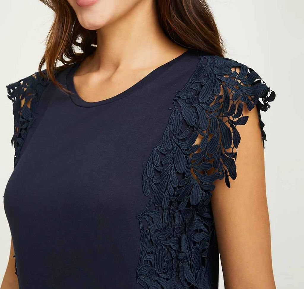 Блузка, синяя - Linea tesini фото 6