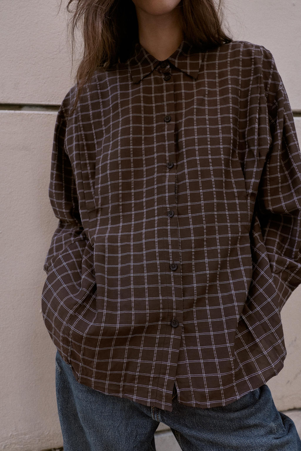 OVERSIZE CHECK SHIRT - Zara фото 10