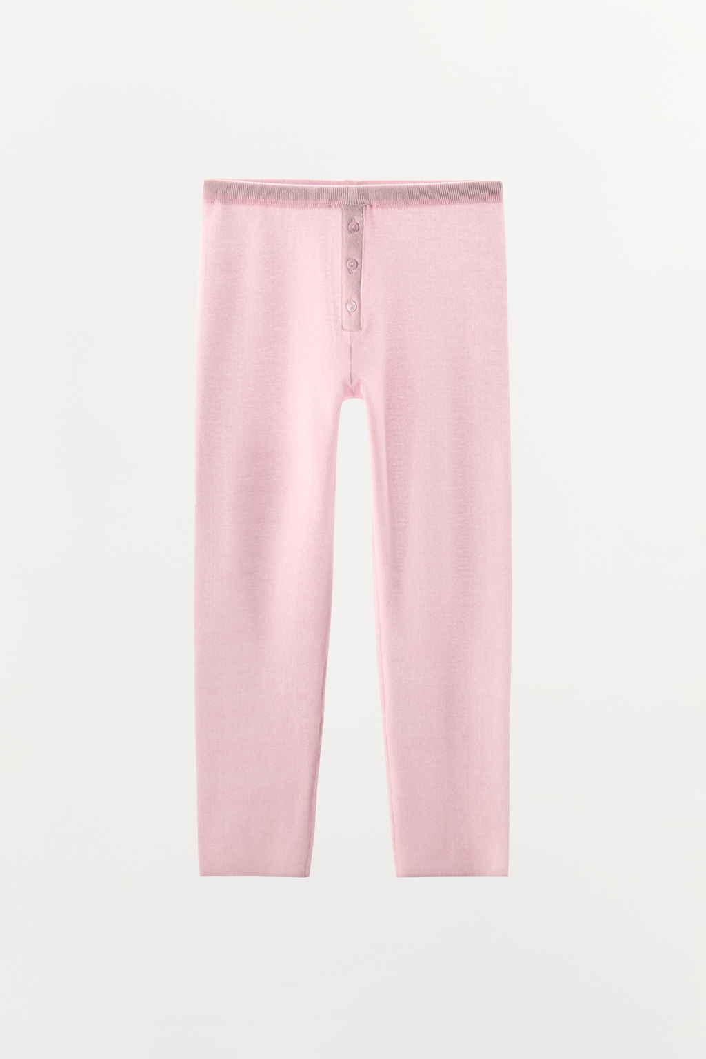 LEGGINGS CAPRI PUNTO BOTONES / Rosado - Zara фото 4