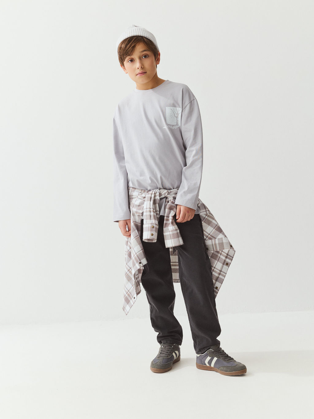 Лонгслив оверсайз Туман с принтом 7+ - Bungly фото 6