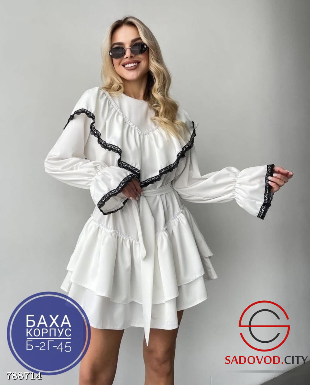 Женское платье с рюшами - Bruno фото 6