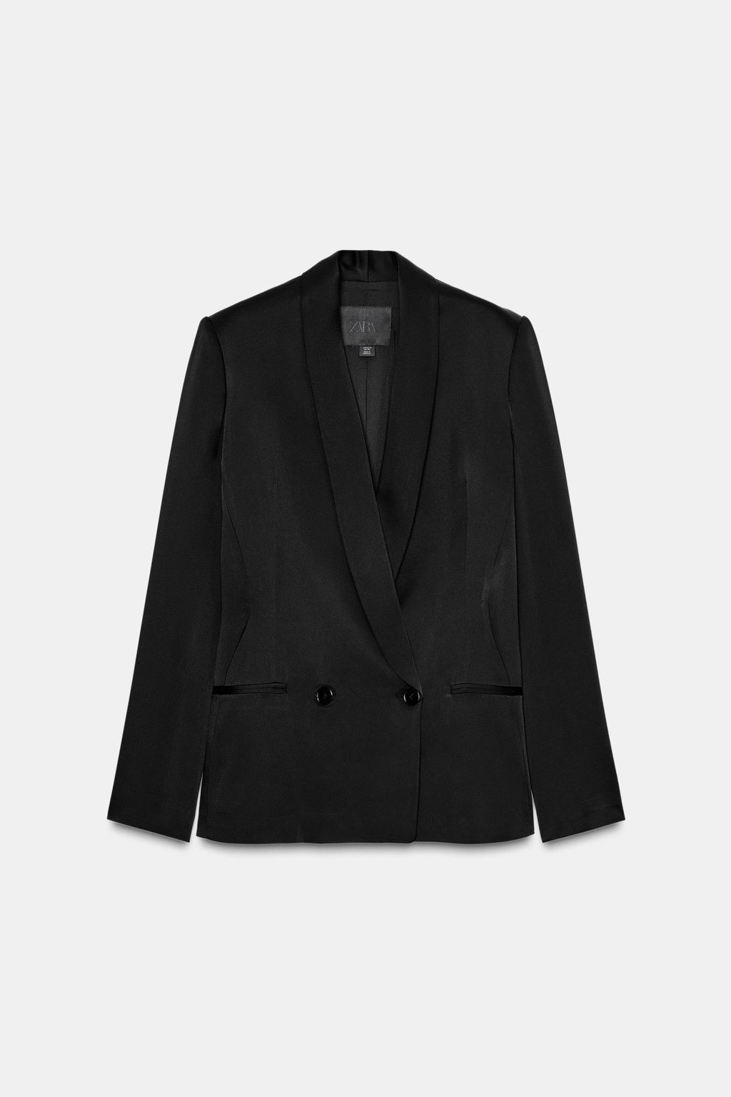 ZW COLLECTION LIMITED EDITION SATIN BLAZER - Zara фото 5