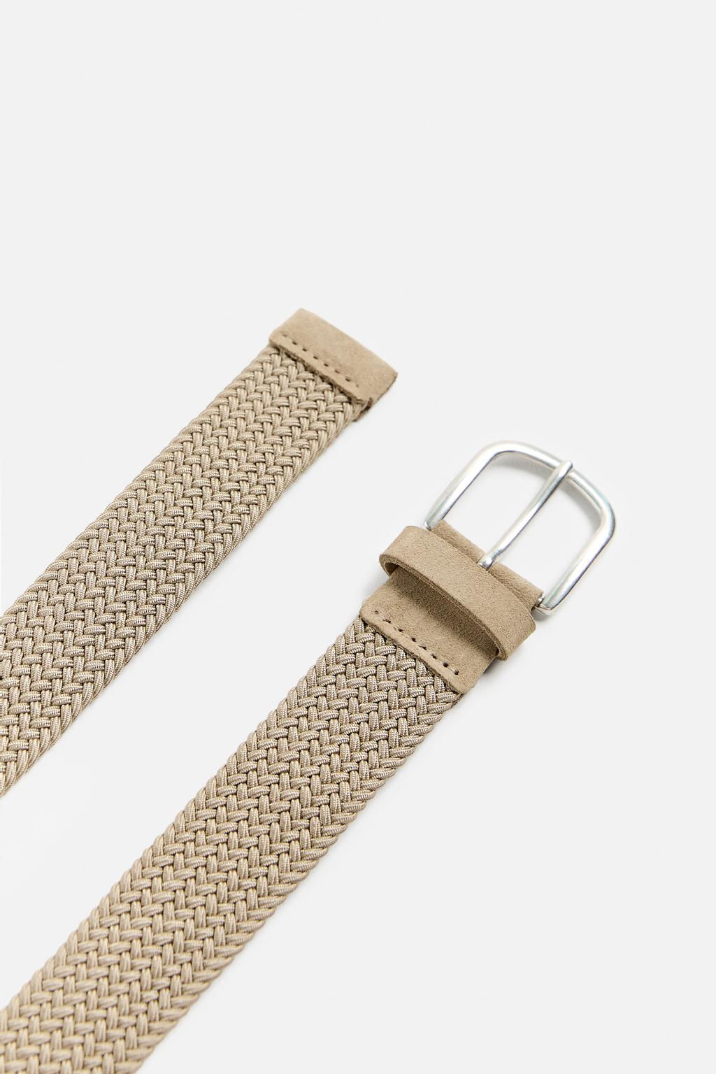 BRAIDED STRETCH BELT - Zara фото 4