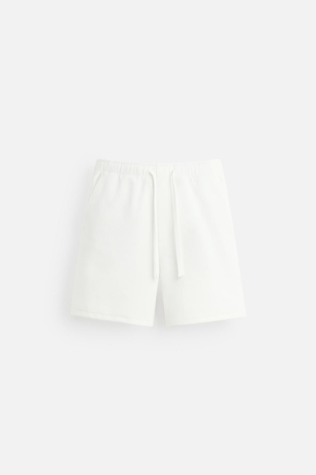 TEXTURED COMFORT BERMUDA SHORTS - Zara фото 7