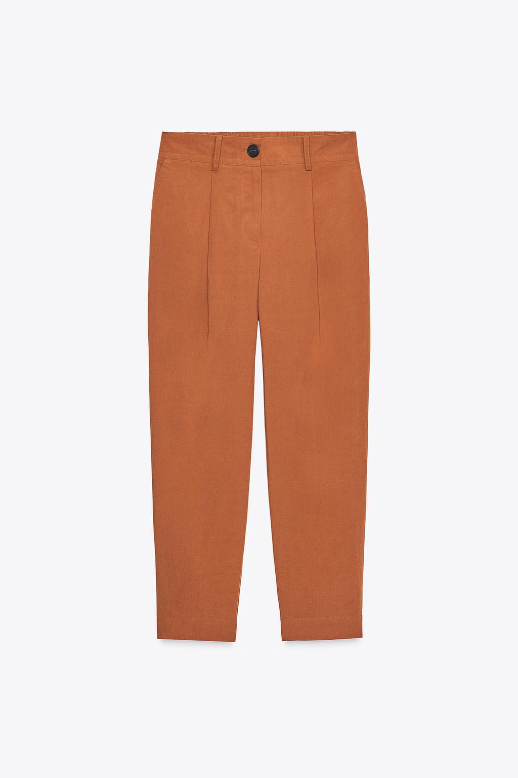 DARTED TROUSERS WITH ELASTIC WAIST - Zara фото 5
