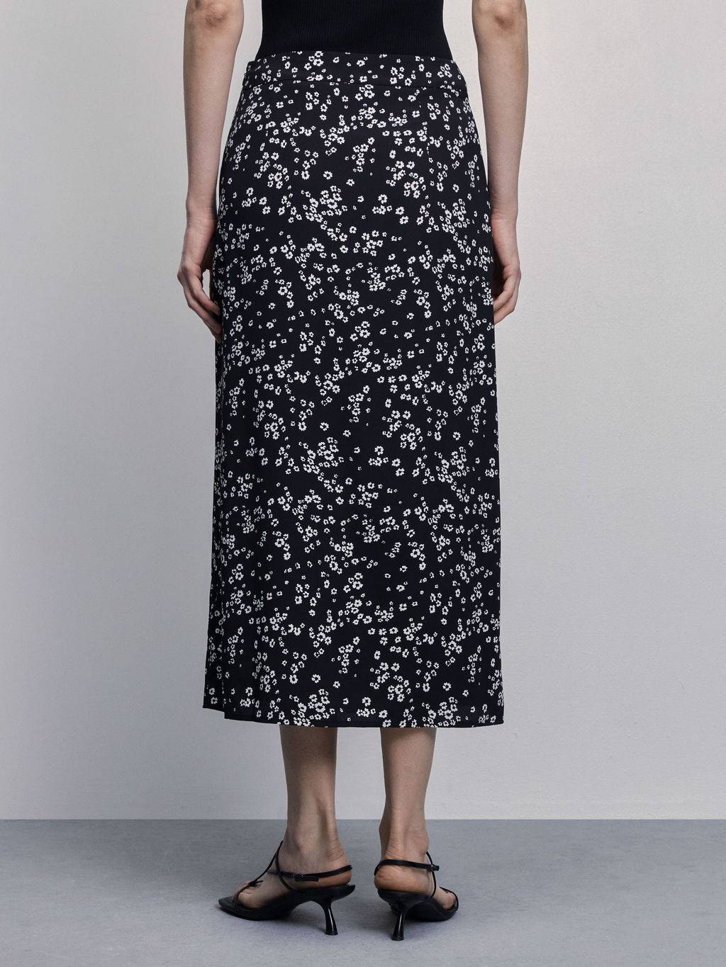 Юбка миди с разрезом / Zarina  фото 4