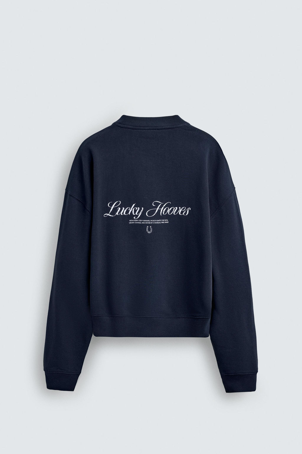 SUDADERA CREWNECK ESTAMPADO CABALLO / Marino - Zara фото 2