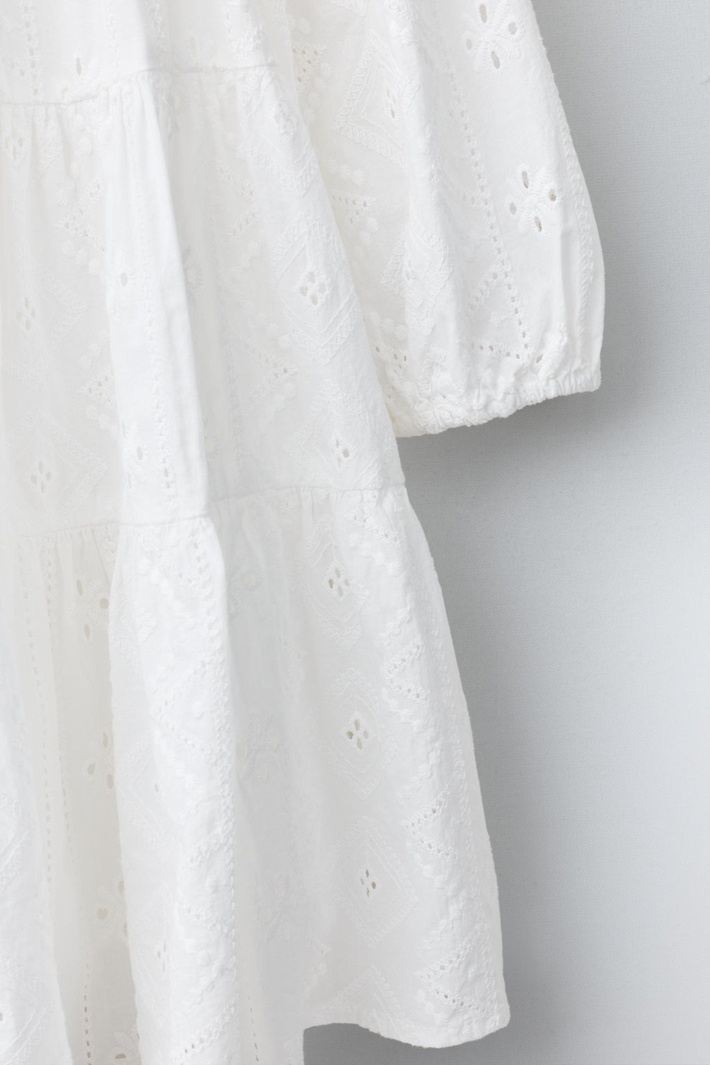 VESTIDO ROM?NTICO PANELES / Blanco - Zara фото 6