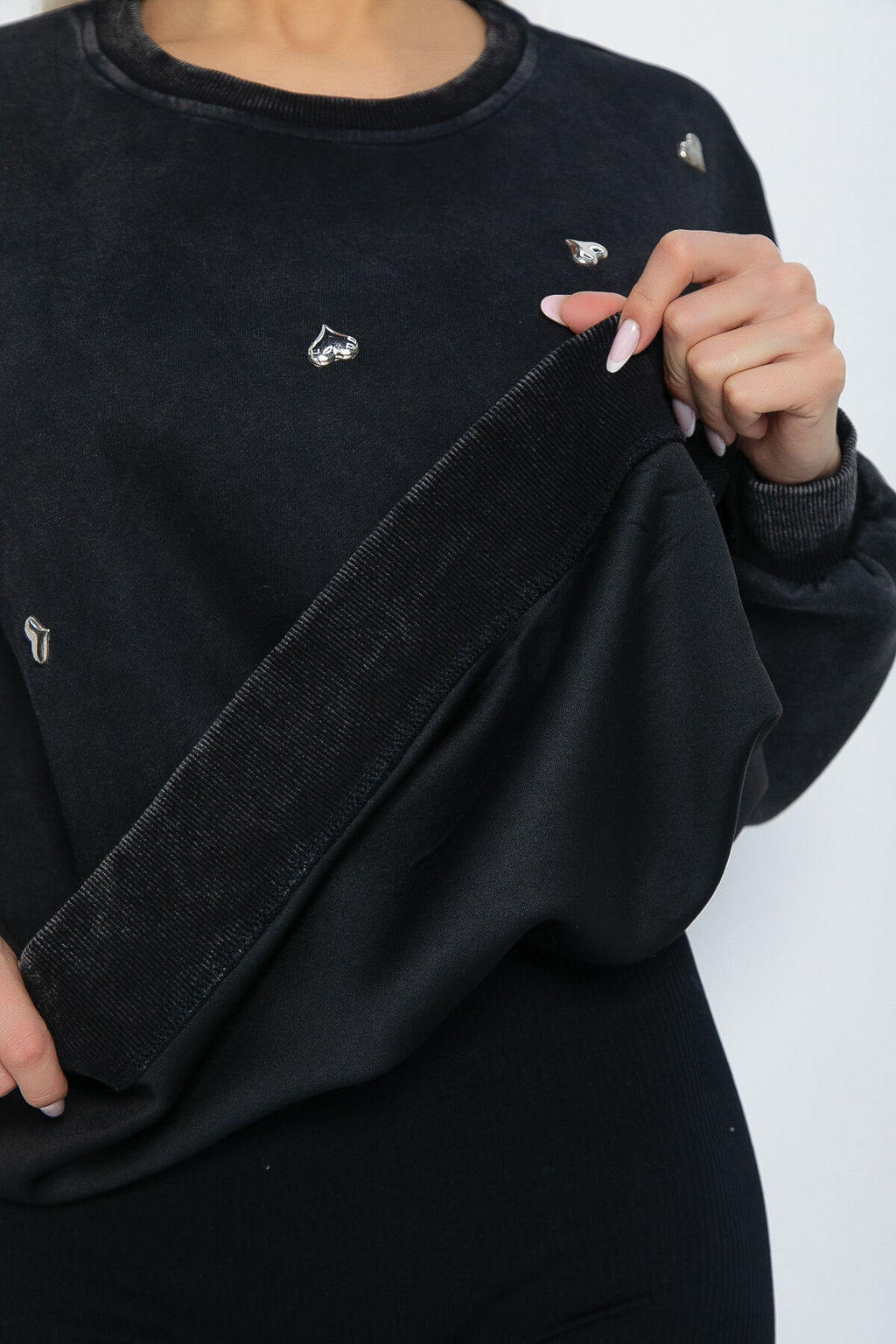 Джемпер Мускари (черный) Б12175-12 - Lt collection фото 3