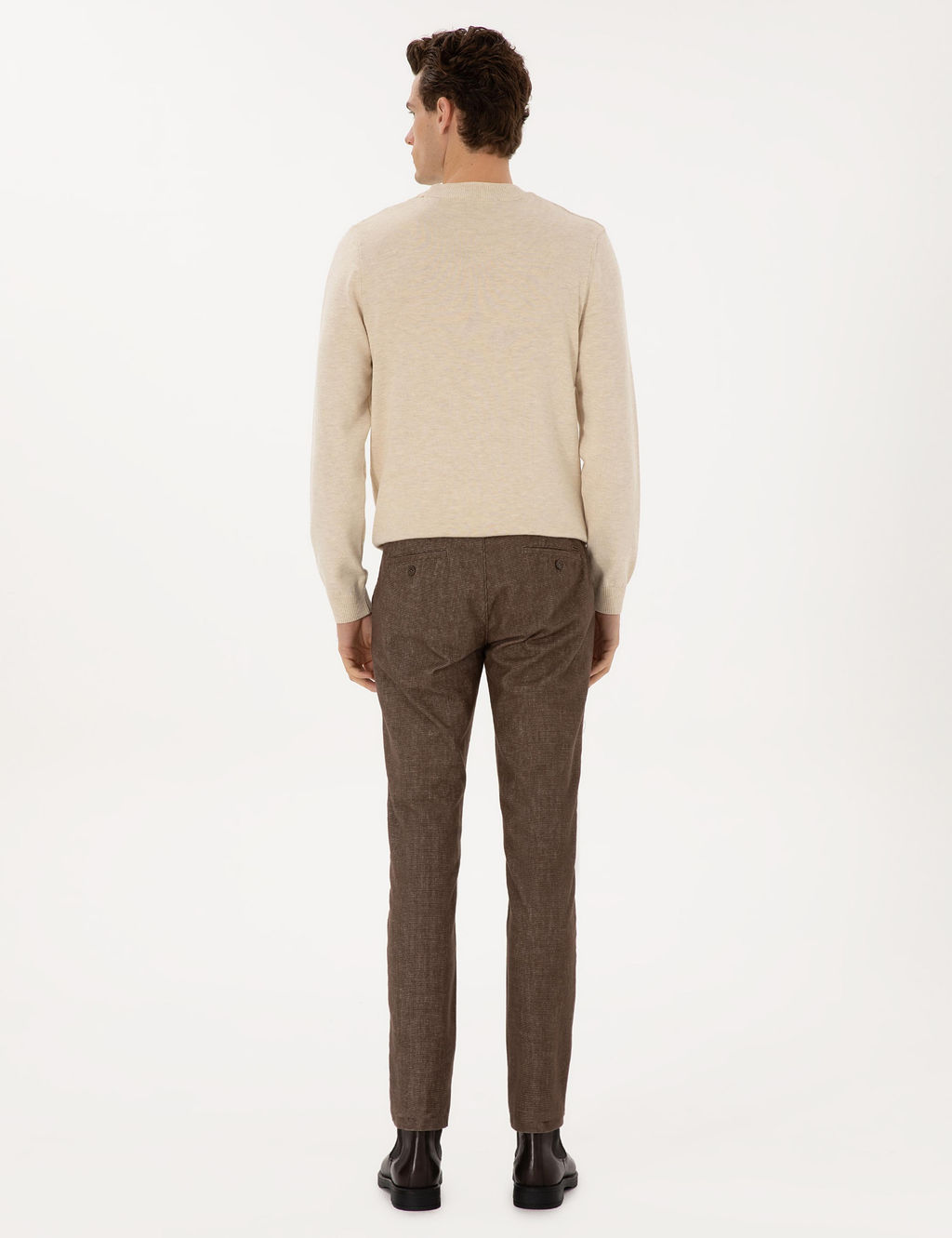Vizon Slim Fit Kanvas Pantolon - Pierre cardin фото 4