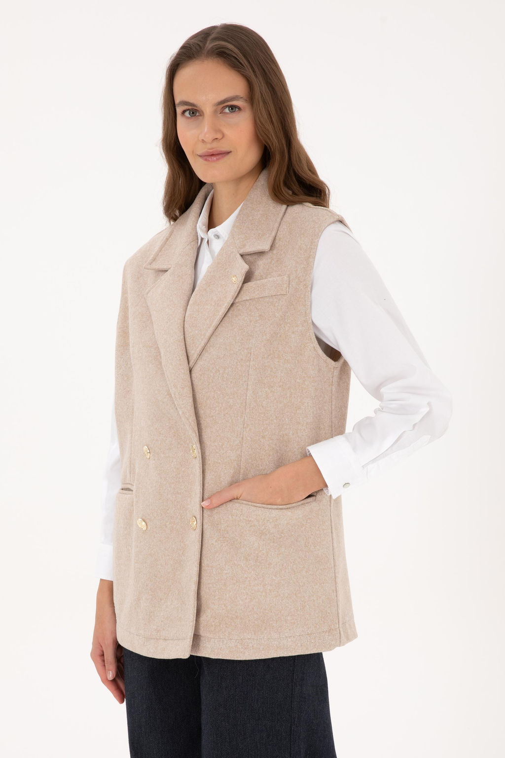 Kad_n Camel Melanj Sweatshirt - U.s. polo assn фото 3