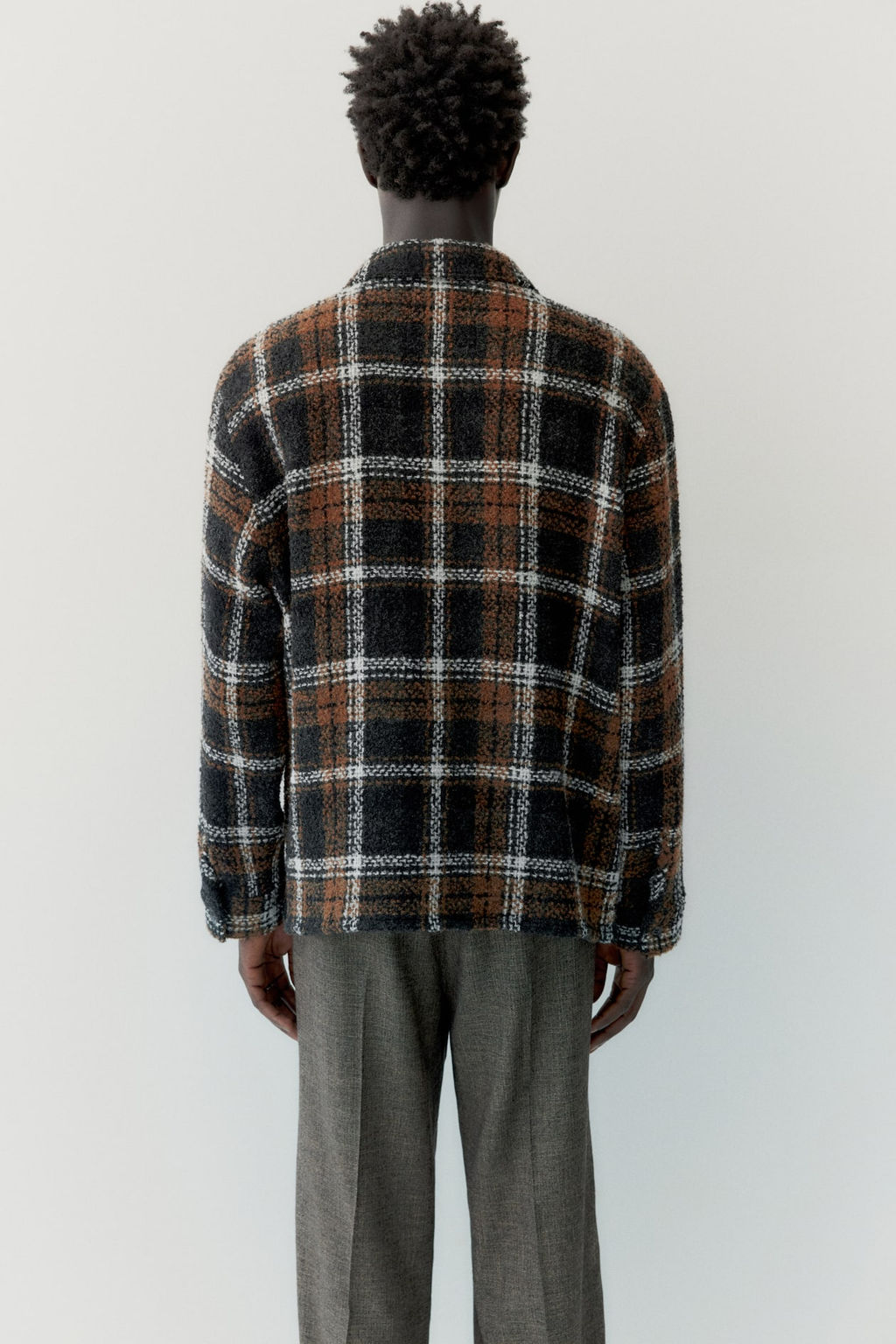 Sobrecamisa en mezcla de lana - H&m фото 4