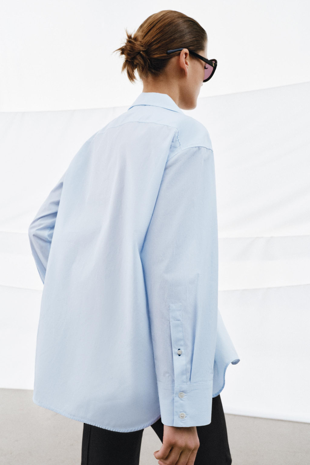 ZW COLLECTION POPLIN SHIRT - Zara фото 16