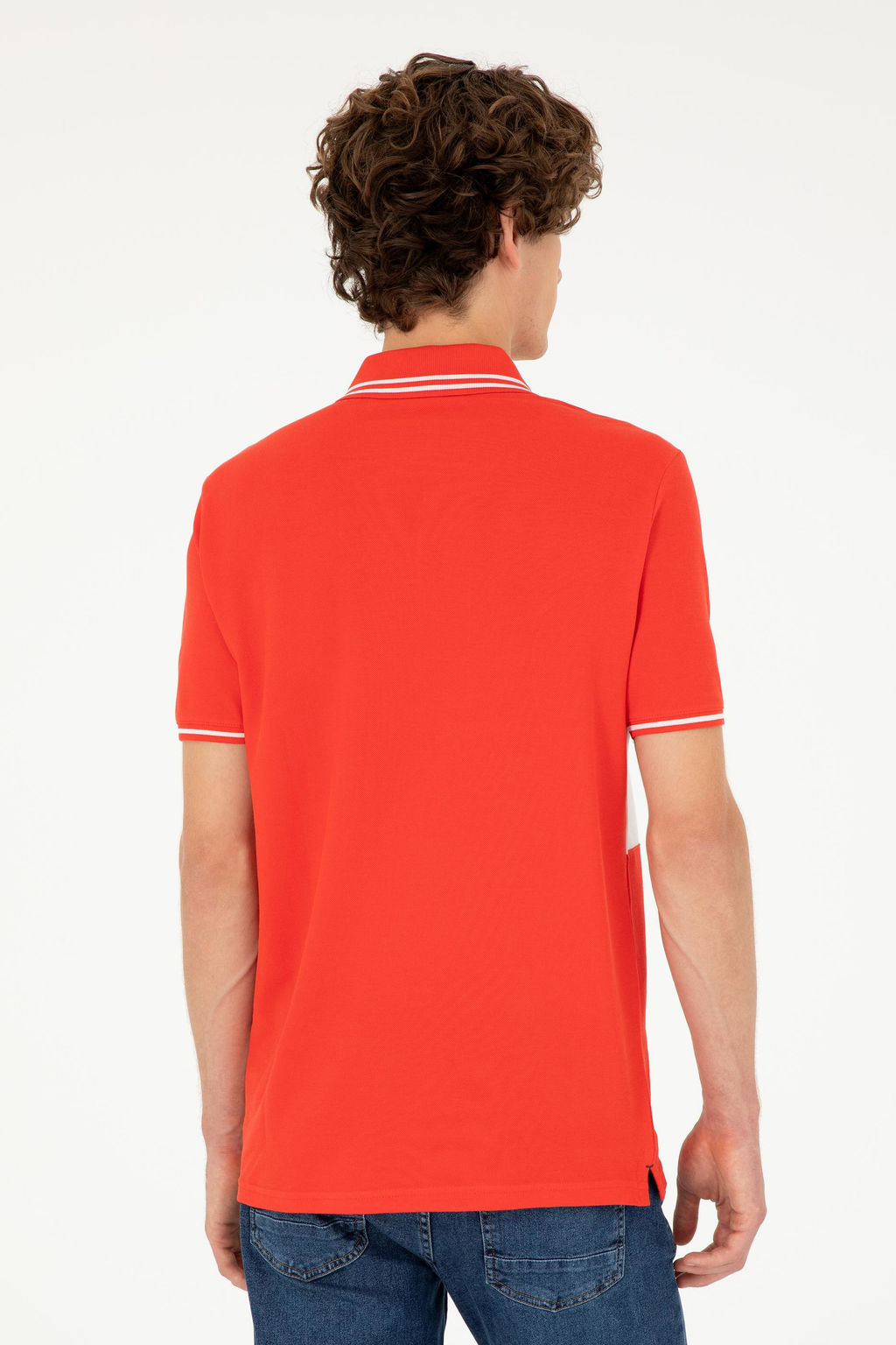 Мужская красная футболка Неожиданная скидка в корзине - U.s. polo assn фото 5