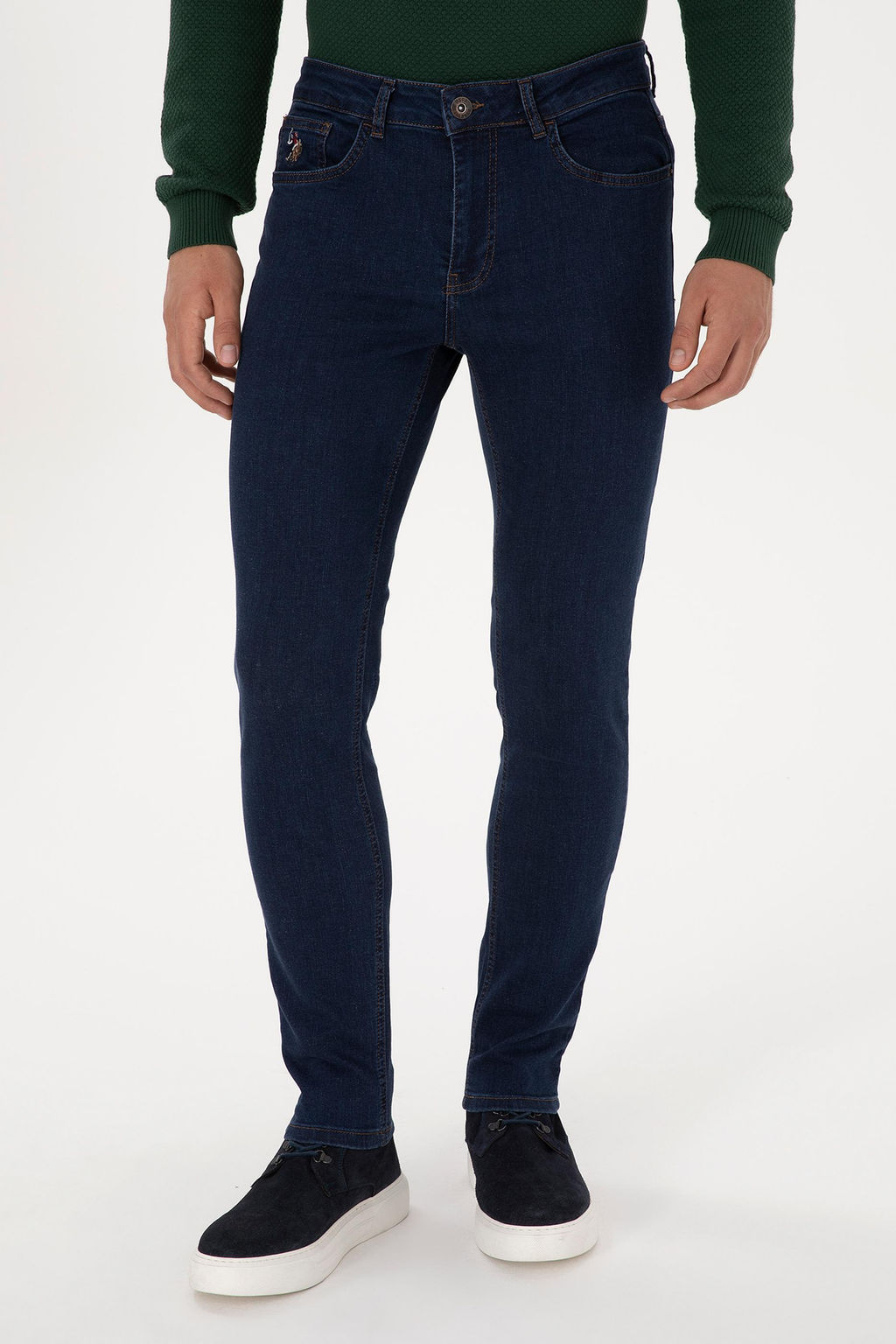 Erkek Koyu Mavi Jean Pantolon - U.s. polo assn фото 2