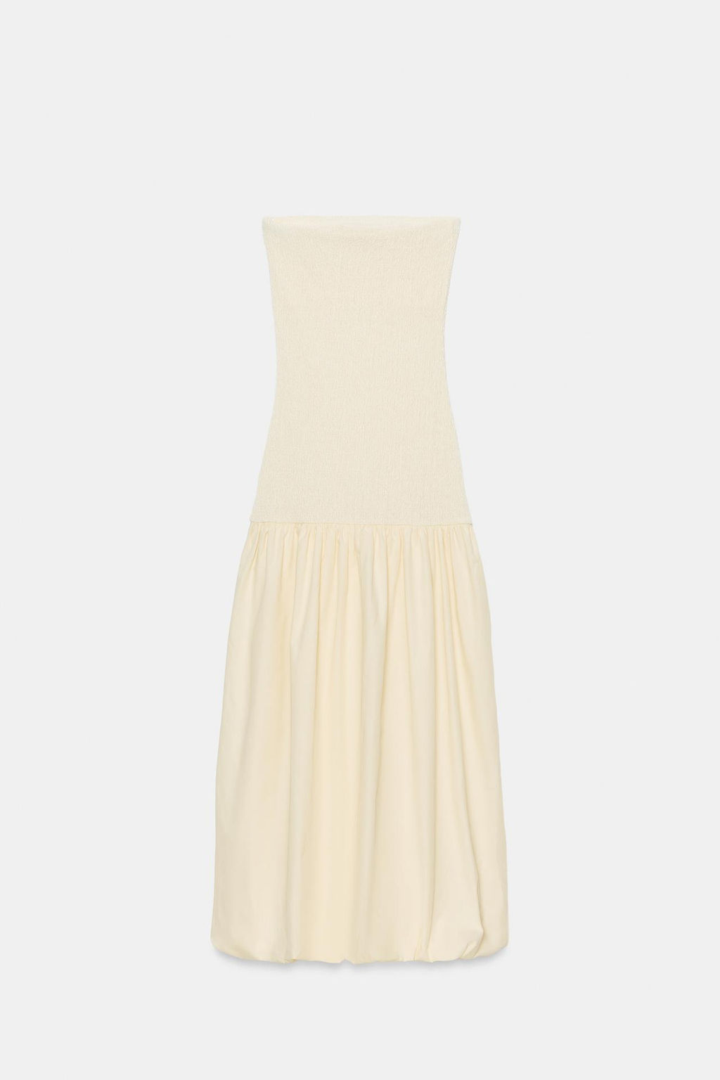 VESTIDO PALABRA DE HONOR COMBINADO - Zara фото 6