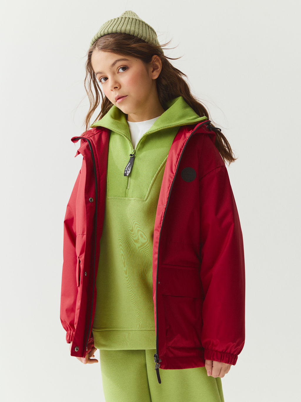 Свитшот Лайм утепленный 7+ - Bungly фото 3