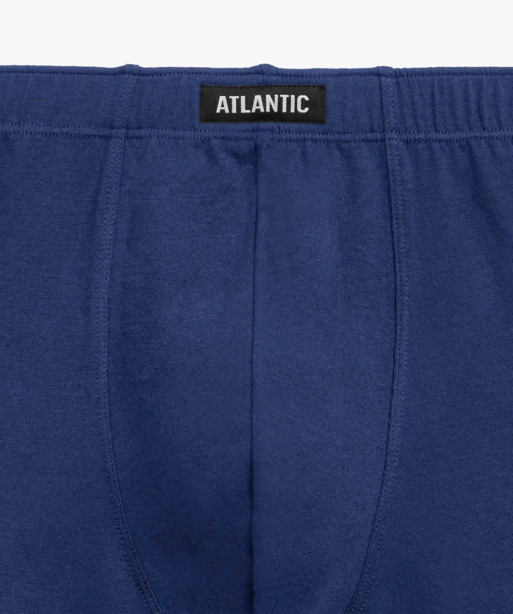 ATLANTIC 3MH-194 Трусы шорты Multicolor - набор 3 шт. темно-синий + голубой + темно-синий  фото 5