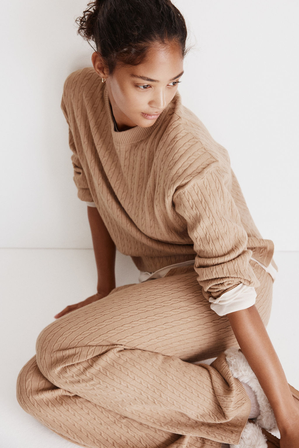 Jersey en punto trenzado - H&m фото 4
