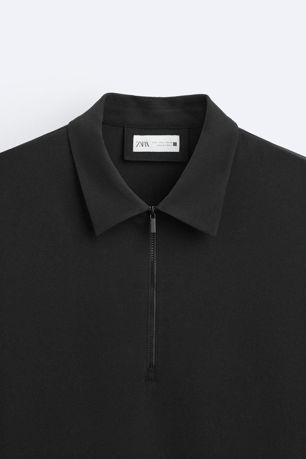 ZIPPED POLO SHIRT - Zara фото 27
