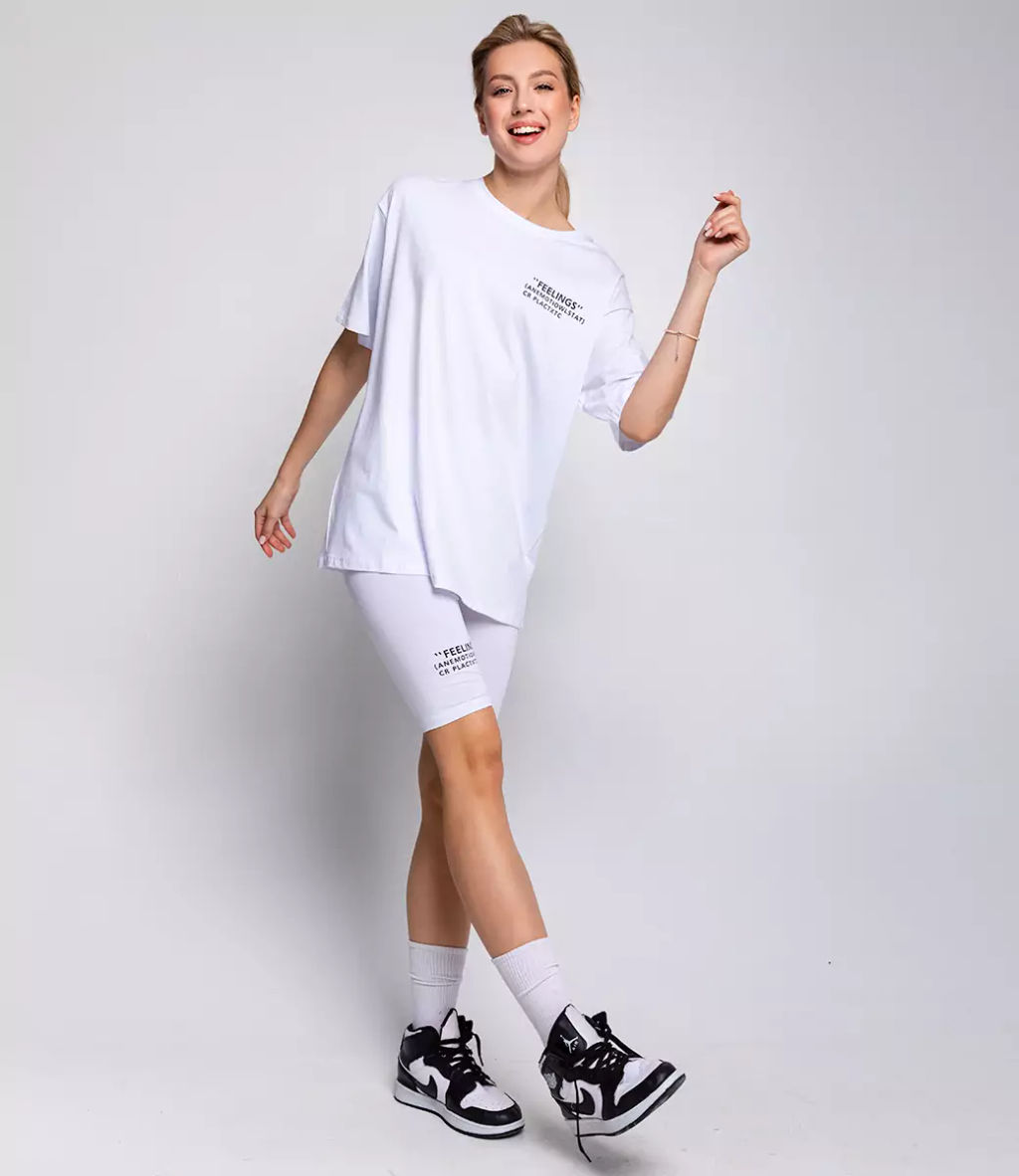 Спортивный костюм #КТD8, белый